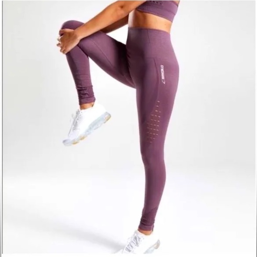 Seamless Energy High
Waisted Legging -
Purple Wash - Large